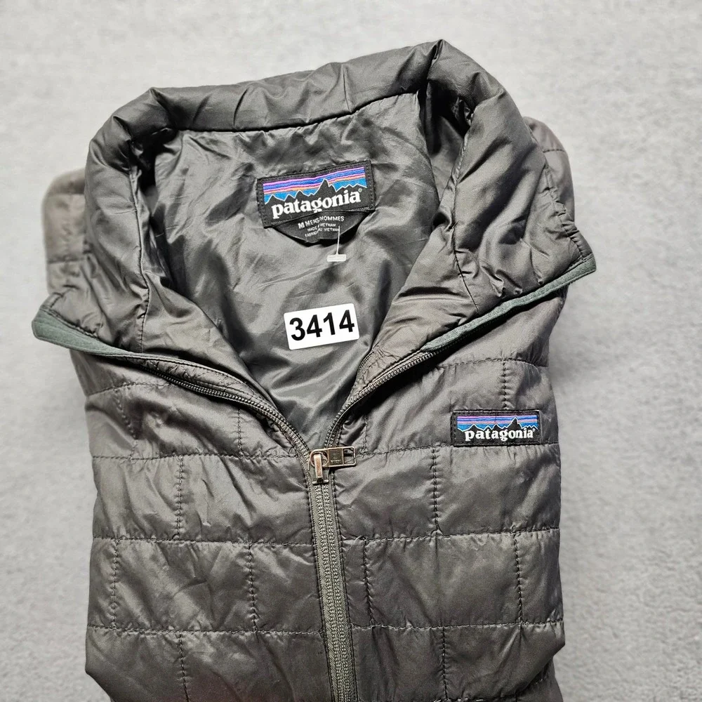 Patagonia Mens Nano Puff Jacket Forge Grey 84212 FA18 PrimaLoft Puffer Size M